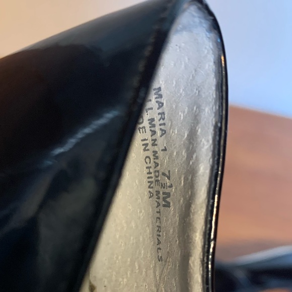 Rampage point heel patent leather black size 7.5 - Picture 5 of 5